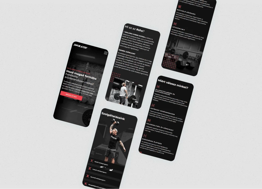 SKILLPRO mobile design