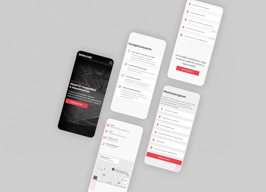 SKILLPRO mobile design